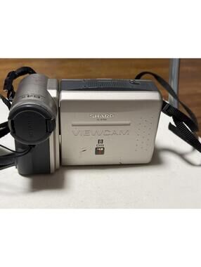 Sharp Model VL-E765U Silver Black View Camcorder No Charger ( Untested )